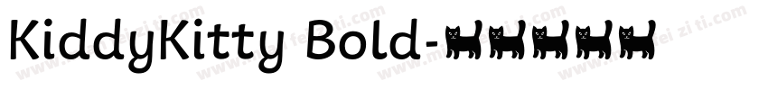 KiddyKitty Bold字体转换